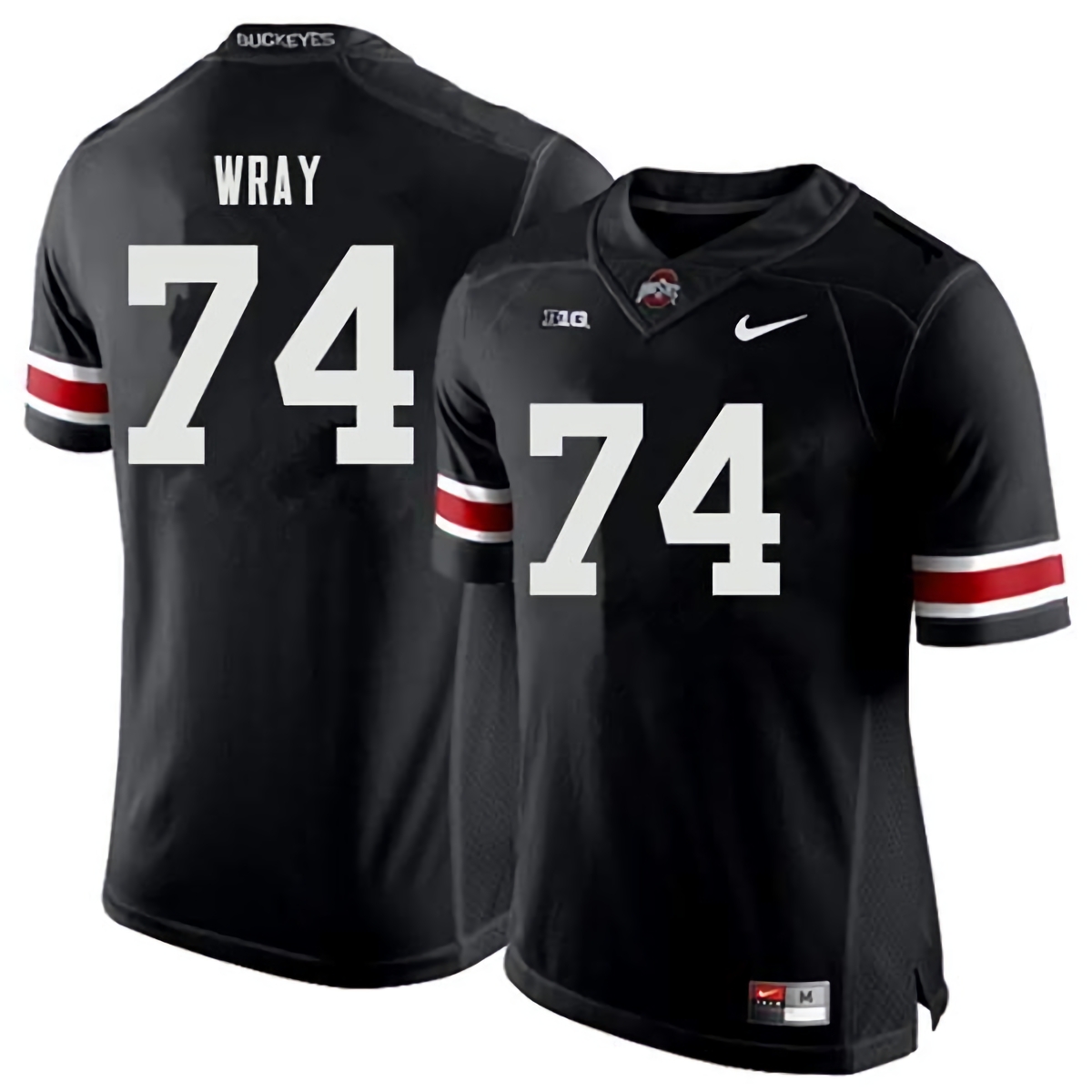 Max Wray Ohio State Buckeyes Men's NCAA #74 Nike Black College Stitched Football Jersey TVT4156DE